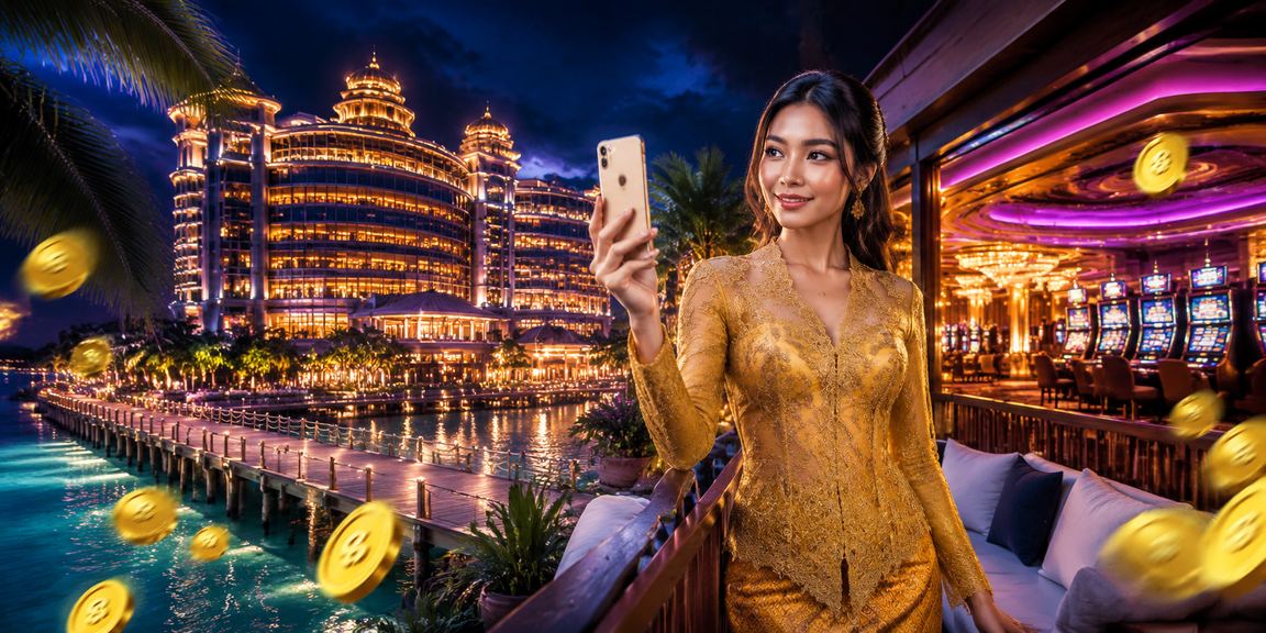 Pengalaman kasino mudah alih Genting Highlands dengan pakaian kebaya dan permainan dalam talian